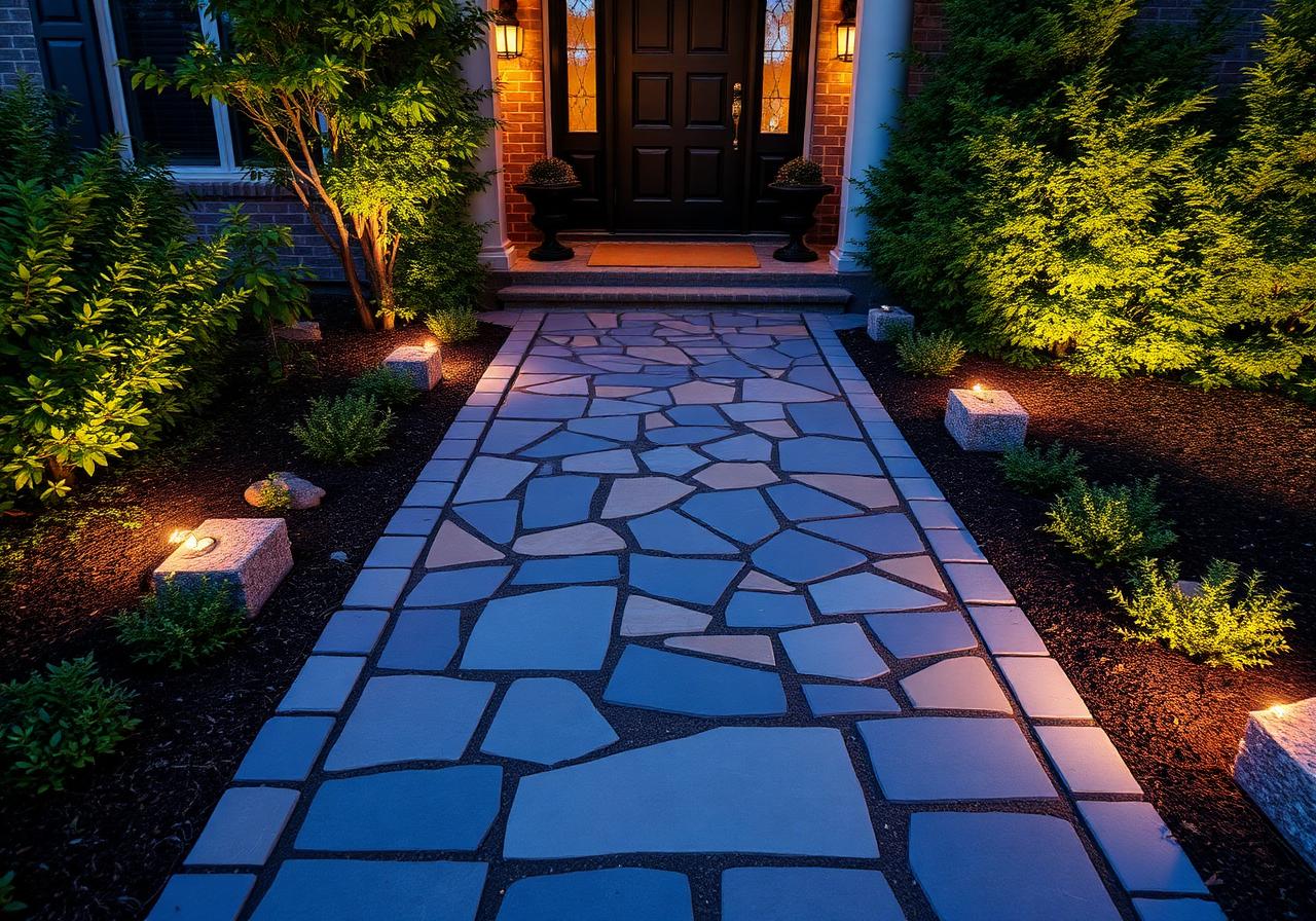 Bluestone Front Walkway — after